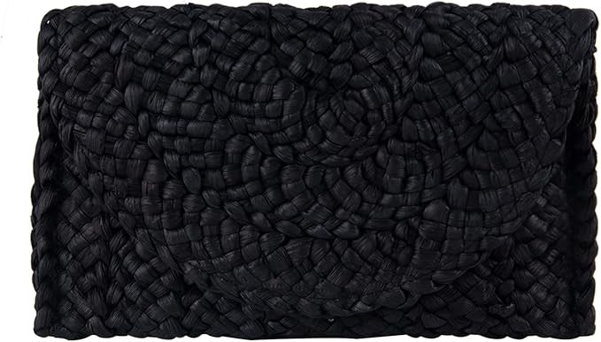 Freie Liebe Straw Clutch Purses for Women Summer Beach Bags Envelope Woven Clutch Handbags | Amazon (US)