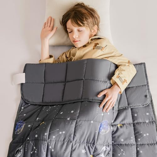 Topcee Weighted Blanket (5 lbs, 36" x 48") Cooling Throw Heavy Blanket for Sleeping Apply to 40-60 lbs, Soft Thick Breathable Blanket with Glass Bead, Easy Care | Amazon (US)