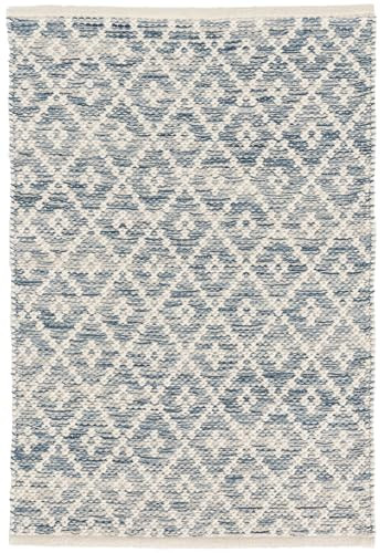 Dash & Albert Melange Blue Geometric Handwoven Rug, 6'x9' | Amazon (US)