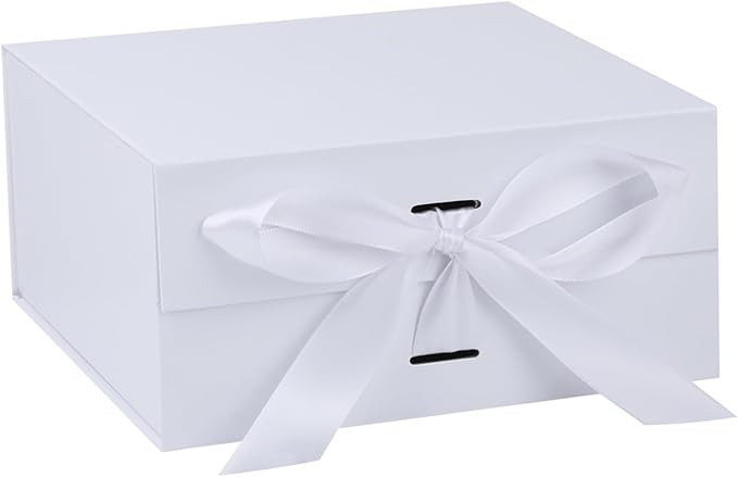 OEMVALATY White Gift Box,6x6x3 Inches Gift Boxes with Lids for Presents with Magnetic Closure and... | Amazon (US)