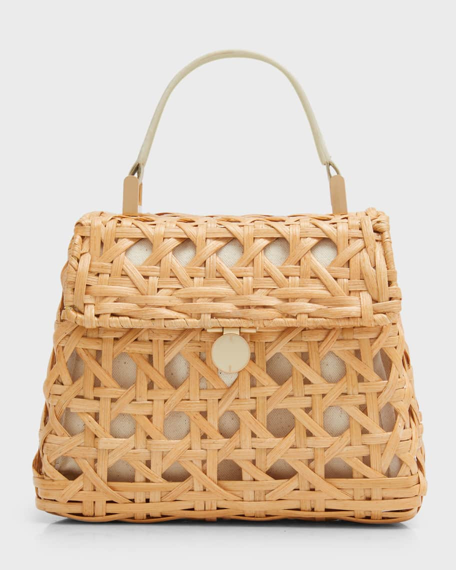 Cult Gaia Sybil Cutout Rattan Crossbody Bag | Neiman Marcus