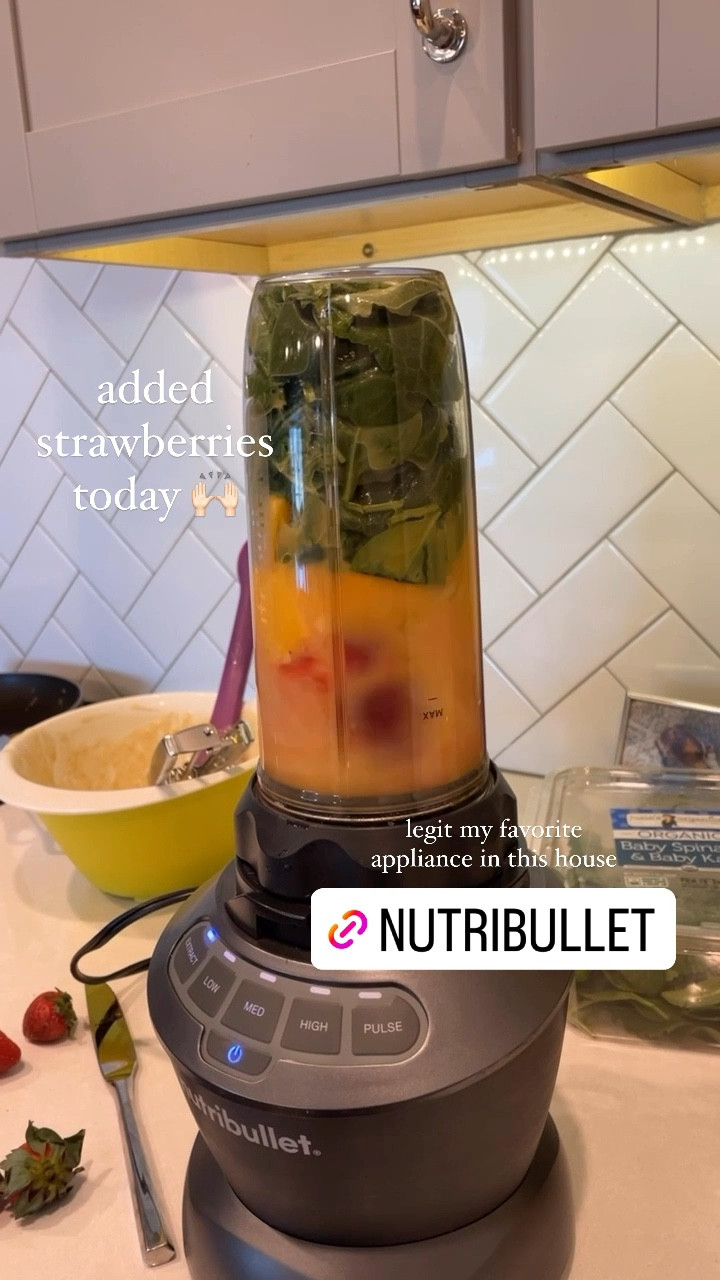 We use this daily! Smoothies, soups, dressings.. probably a lot more 😆 #nutribullet #cooking #home 

#LTKfamily #LTKhome #LTKGiftGuide