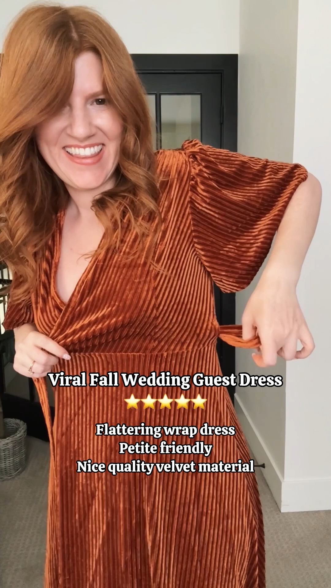Love this fall wedding guest dress from Amazon. Size small.

#LTKWedding #LTKPetite #LTKSaleAlert