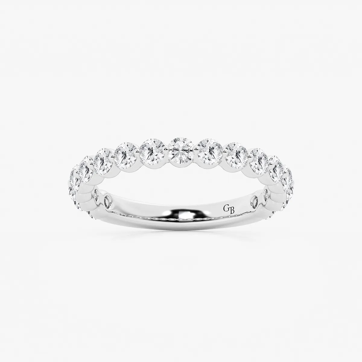 Dorothy 1 ctw Round Lab Grown Diamond Three Quarter Eternity Wedding Band
					    
							
					... | Grown Brilliance