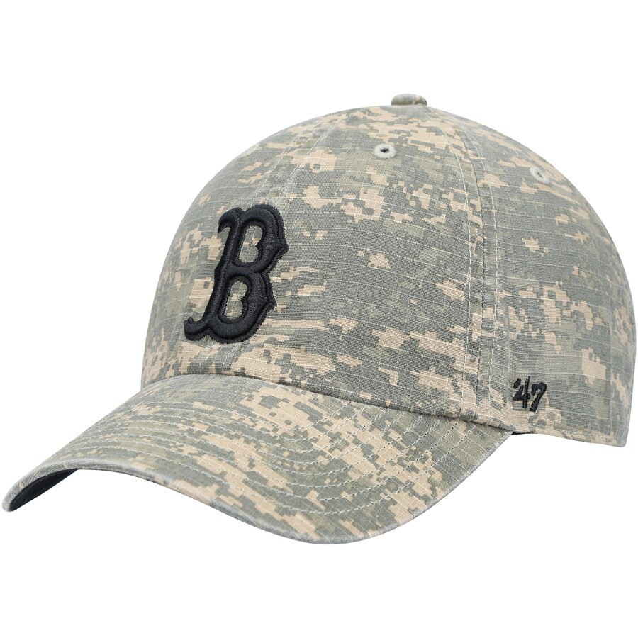 Boston Red Sox '47 Phalanx Clean Up Adjustable Hat - Camo | Fanatics
