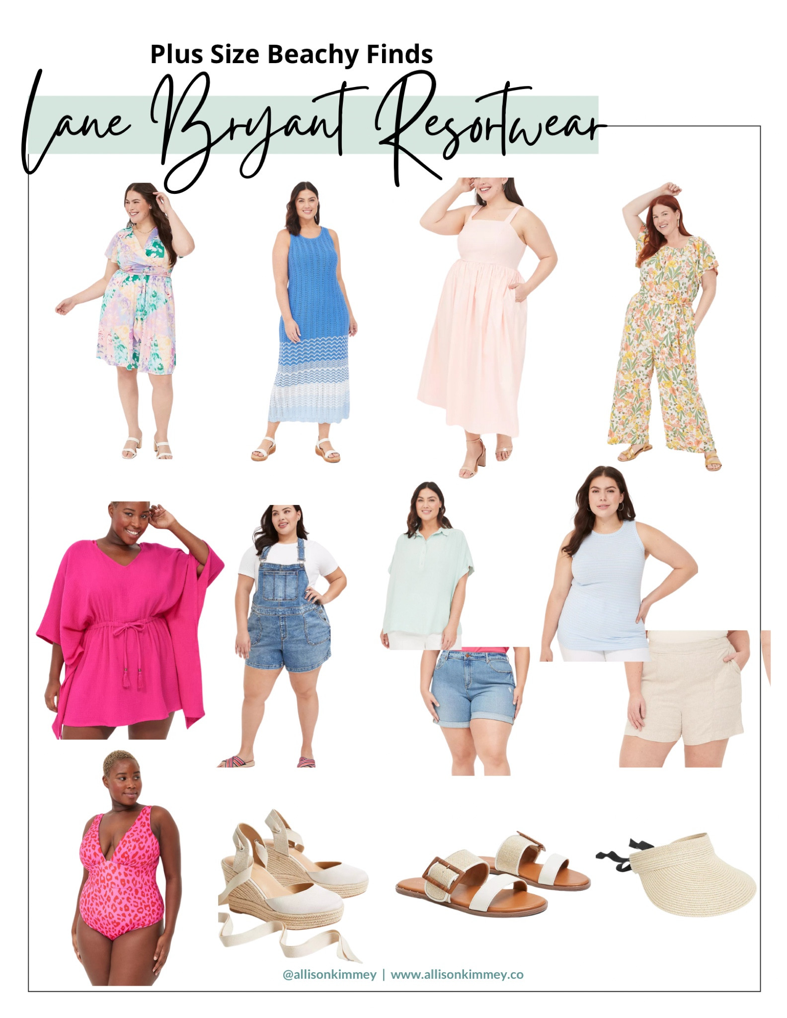 Plus Size Beachy Resortwear from Lane Bryant! Cute summer dresses, jumpsuits, shorts, tops and swim for your next holiday or beach vacation! Don’t forget to grab some cute sandals and accessories! 

#LTKswim #LTKSpringSale #LTKplussize