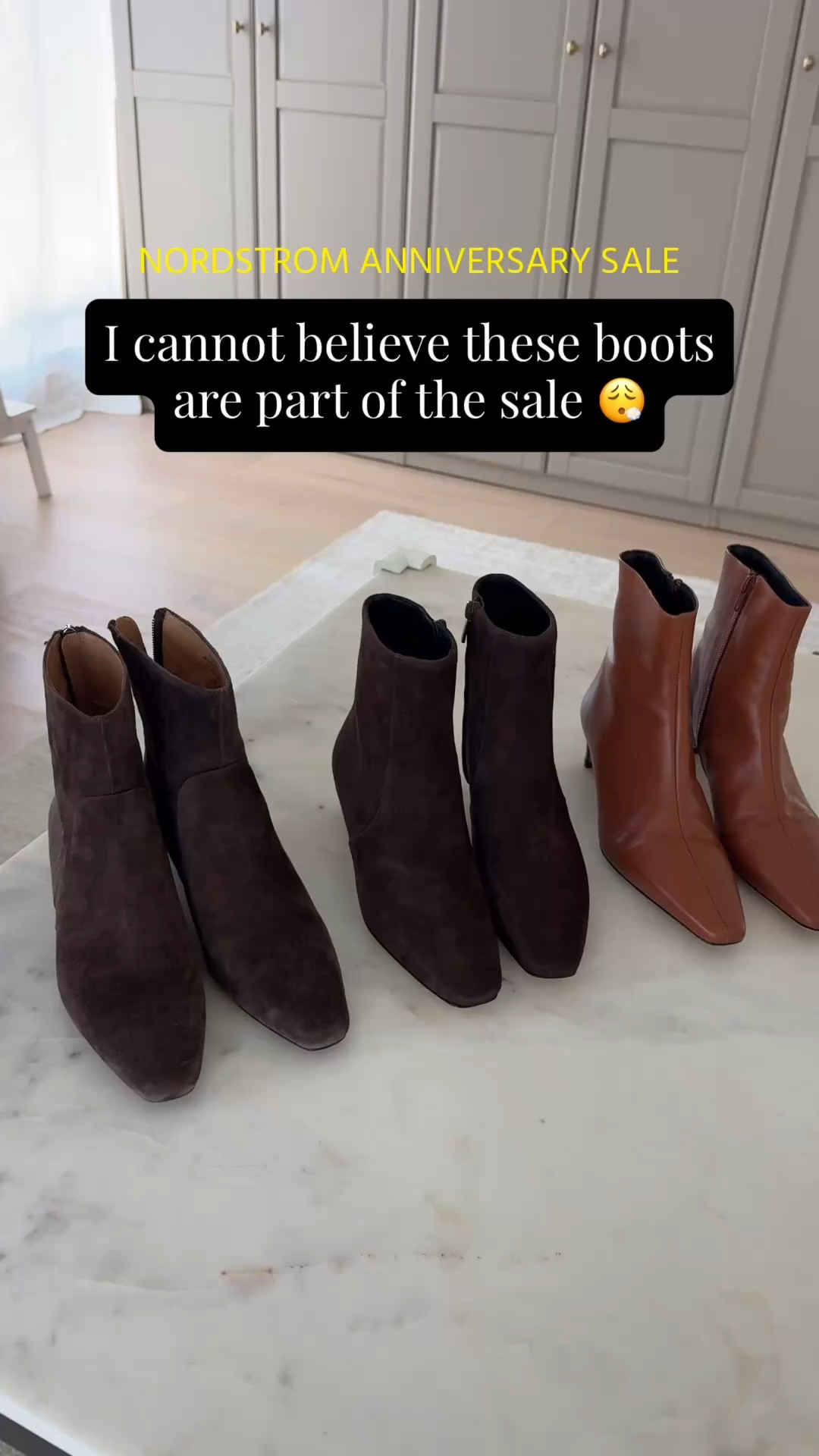 The best heeled ankle bootie from the Nordstrom Anniversary Sale. These are a mix of my Staud and Madewell Dime booties. Truly, the most stunning shape. I like to have some room so I got the 5.5.

#LTKPetite #LTKSaleAlert
