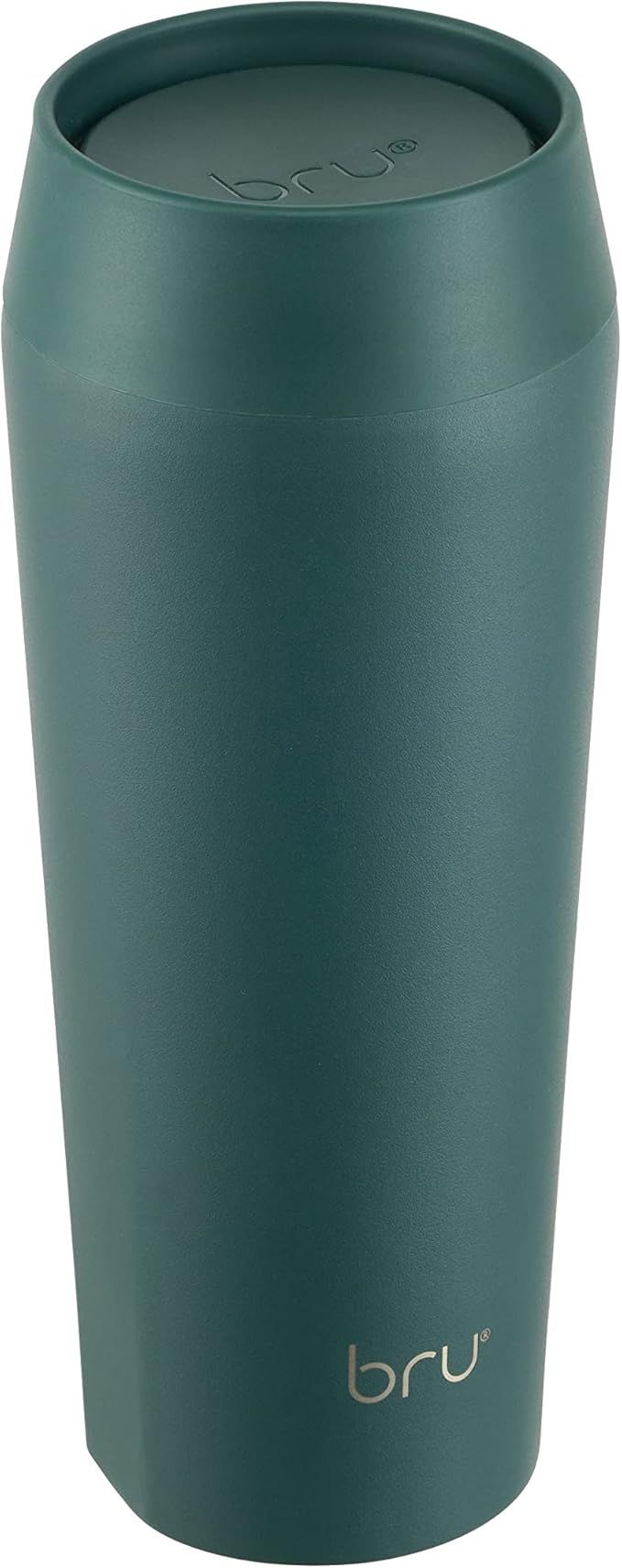 BRU - Reusable Stainless Steel Travel Mug, Vacuum Insulated Coffee Tumbler, Ceramic-lined, Leak-P... | Amazon (US)