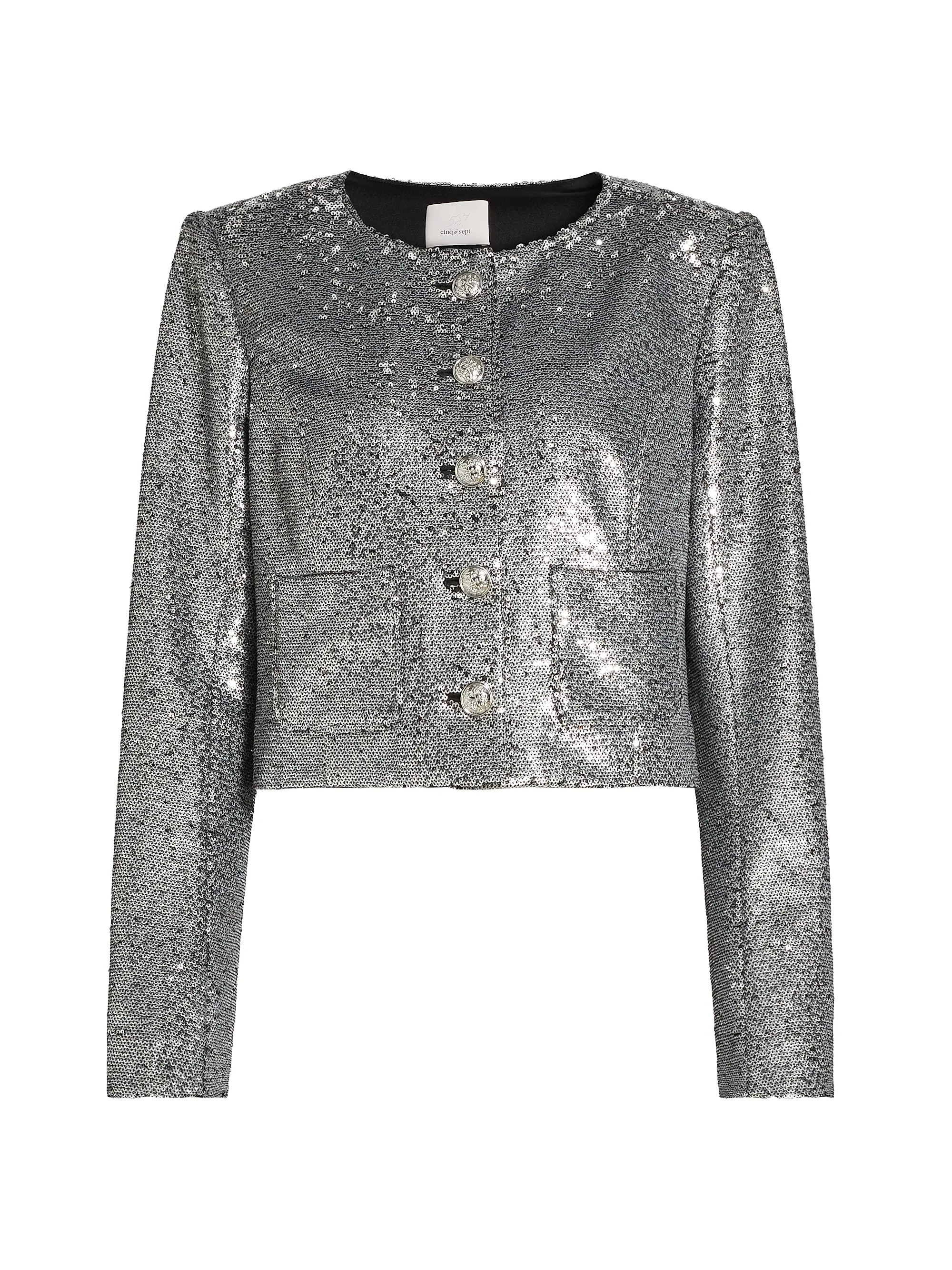 Randi Sequin Crop Jacket | Saks Fifth Avenue