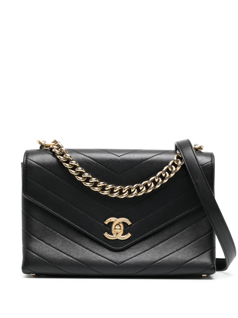 CHANEL Pre-Owned Classic Flap Schultertasche - Farfetch | Farfetch Global