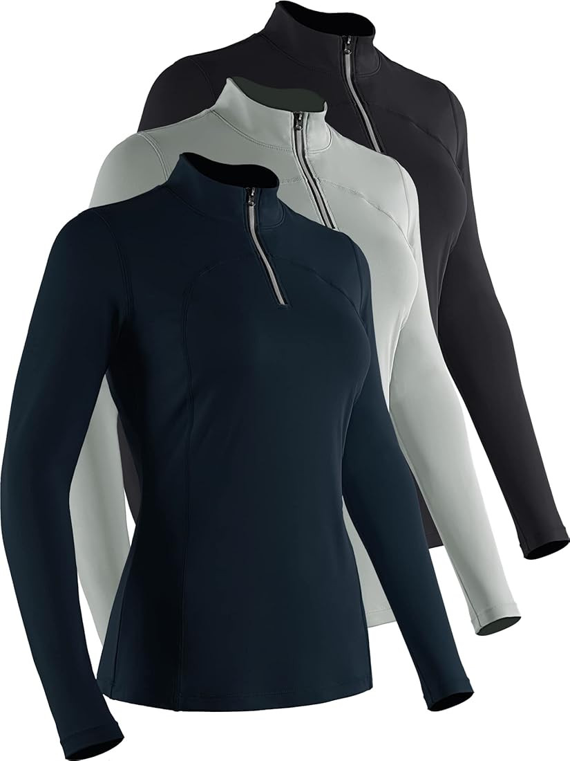 CADMUS Women's Compression Long Sleeve Shirts for Hiking Running Dry Fit Tights | Amazon (US)