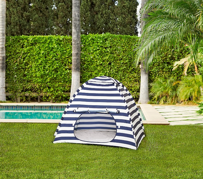 Navy Rugby Stripe Sun Tent | Pottery Barn Kids
