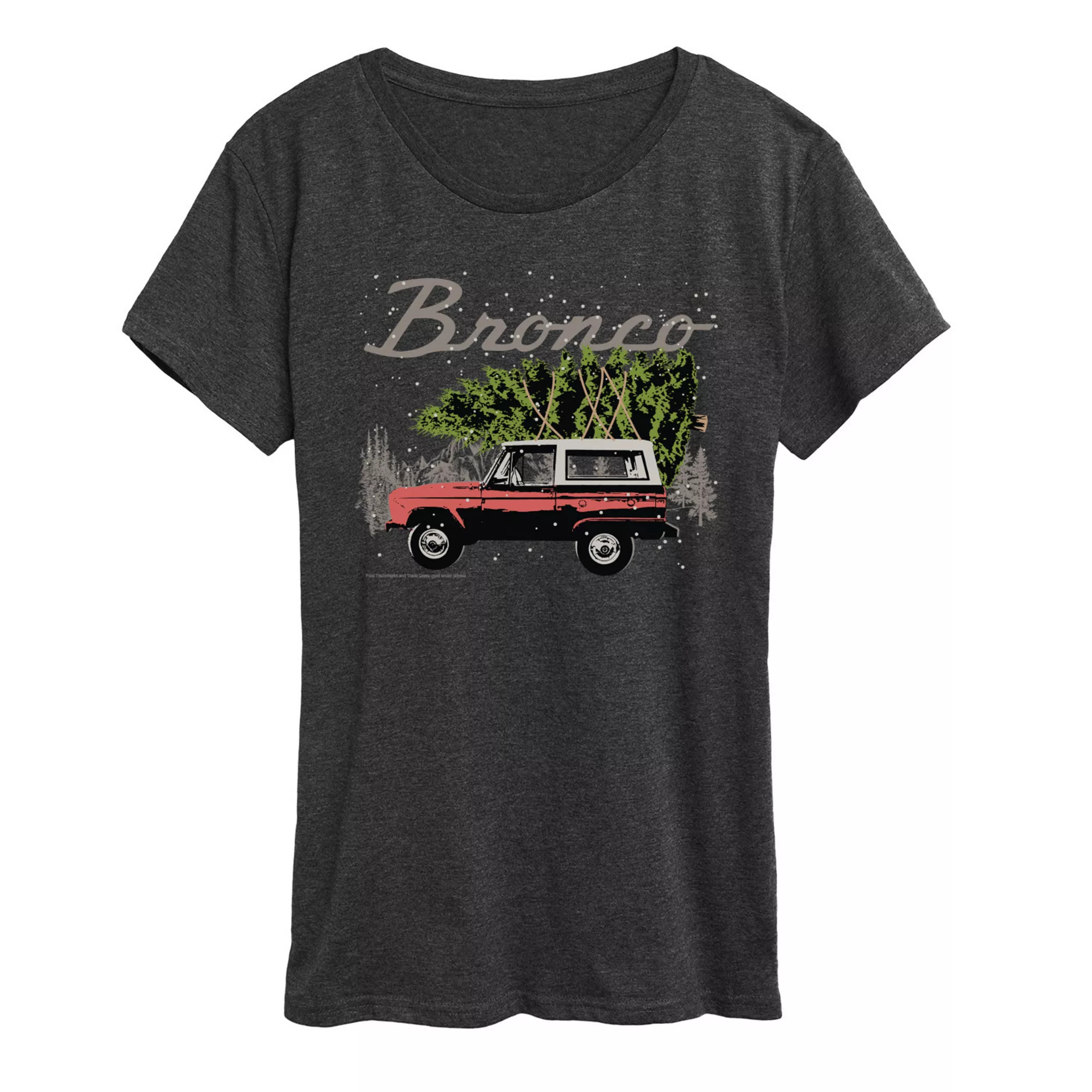 Women's Ford Bronco Christmas Tree Graphic Tee | Kohl's