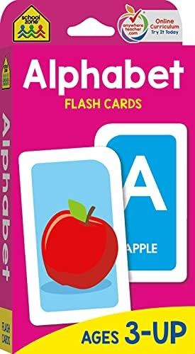 School Zone - Alphabet Flash Cards - Ages 3 and Up, Preschool, Letter-Picture Recognition, Word-P... | Amazon (US)