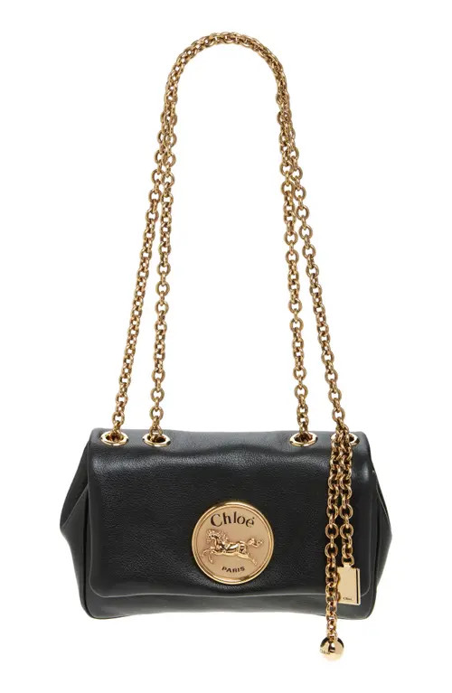 Chloé Heritage Leather Shoulder Bag in Black at Nordstrom | Nordstrom