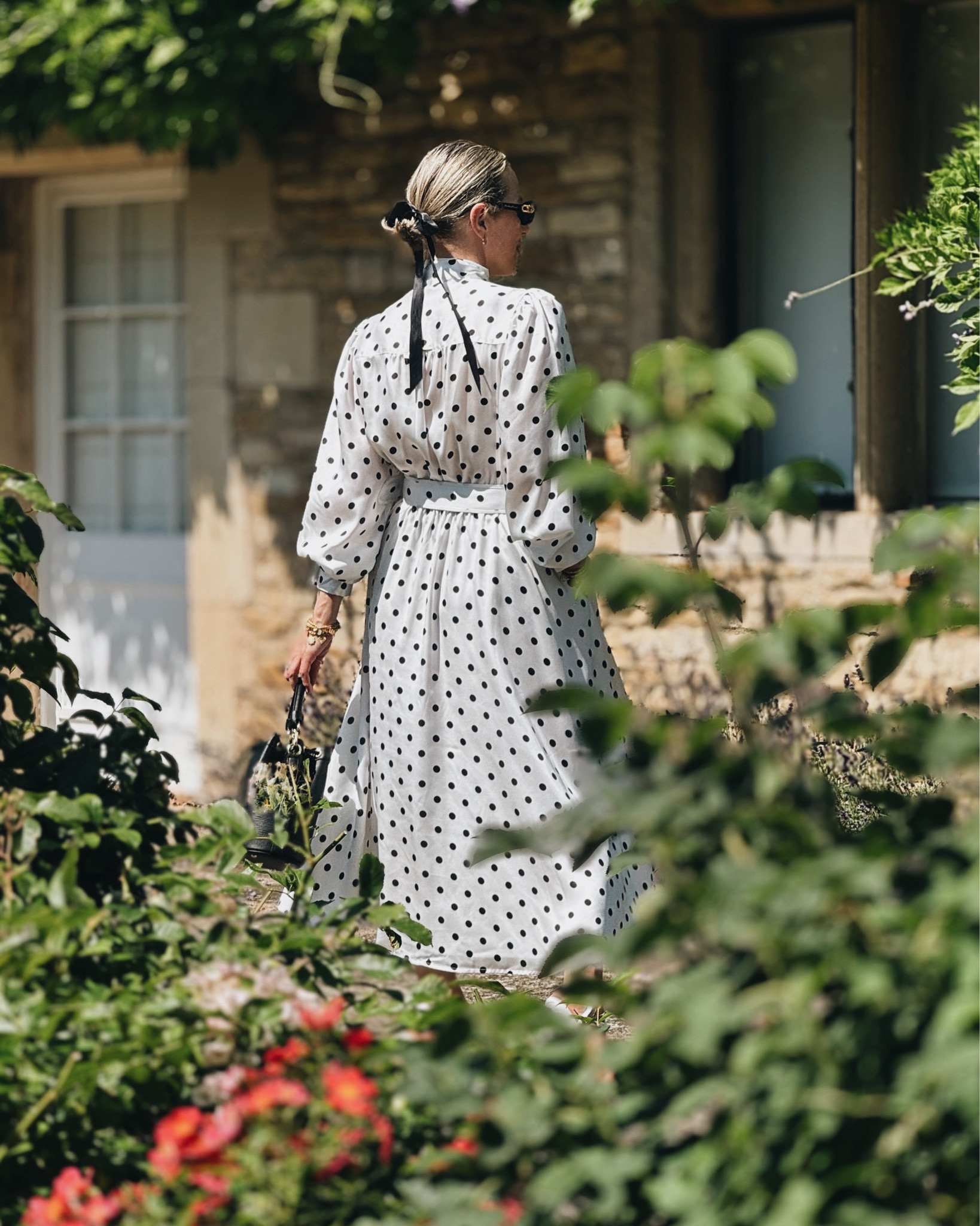 Race day outfit, polka dot dress, bucket bag, British brand, lunch date outfit, occasion wear, wedding guest, belted dress, shirt dress, fit & flare dress 

#LTKwedding #LTKsummer #LTKdresses