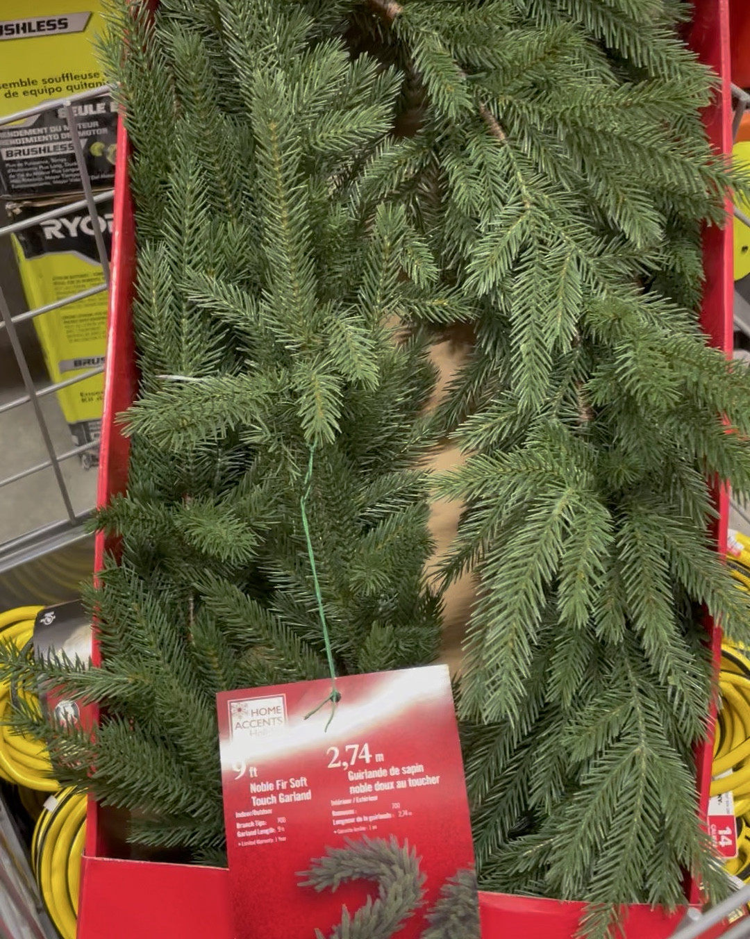Add a classic holiday feel to your home with this noble fir garland from Home Depot. Decorate your mantel, staircase, front porch, and more. Realistic looking, soft, mess-free, and affordable!

#LTKHome #LTKFindsUnder50 #LTKSeasonal