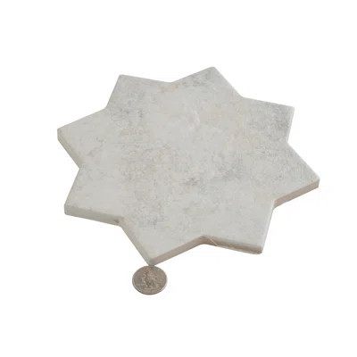 Terralis 6 X 6 In. Matte Light Ash Beige Porcelain Star Wall And Floor Tile (4.2 Sq Ft/Case) - 16 Pack | Wayfair North America