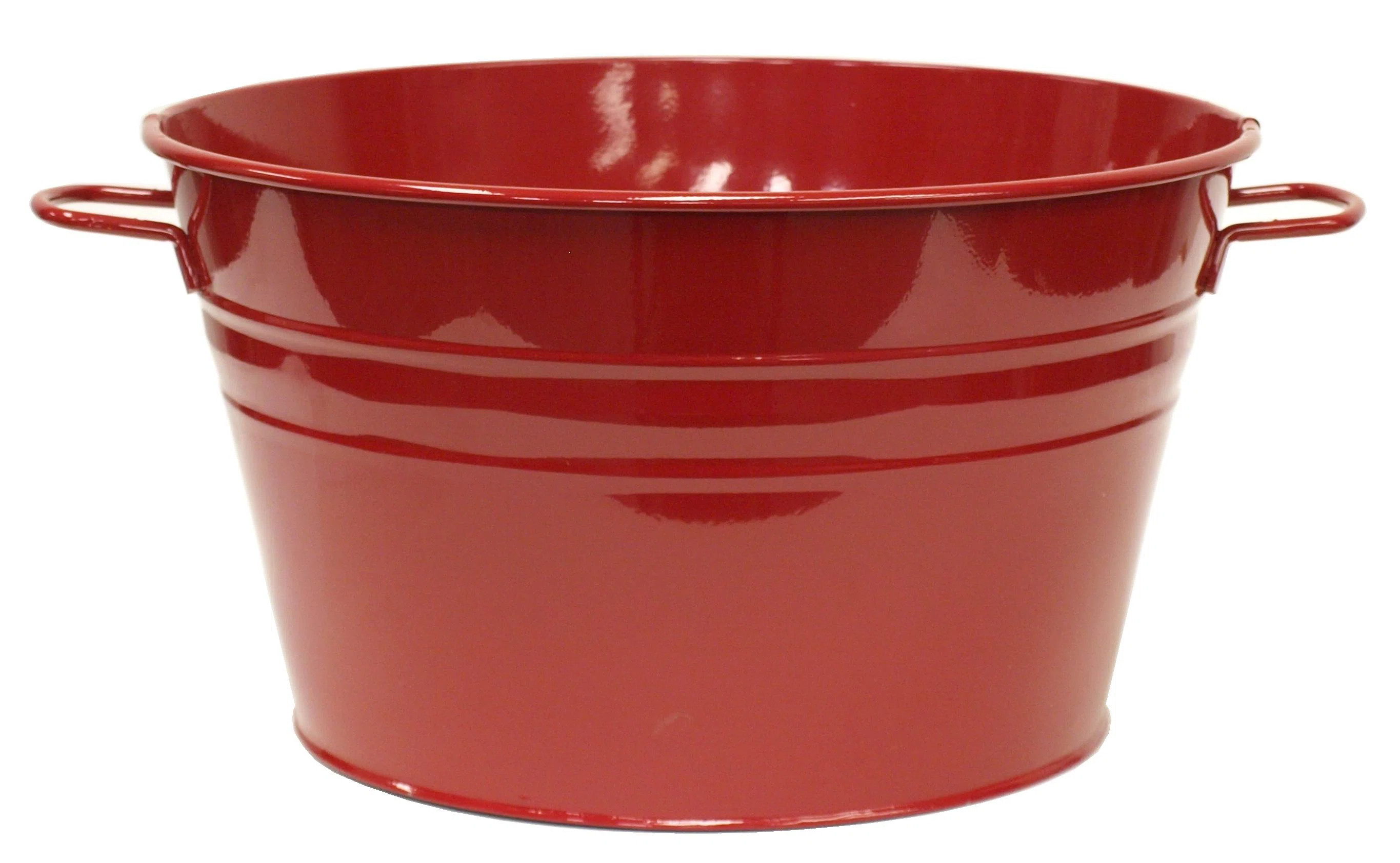Enameled Galvanized Steel Planter / Beverage Tub. | Wayfair North America