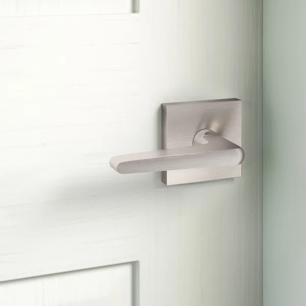 Pavo Passage Door Lever with Square Rosette | Wayfair North America