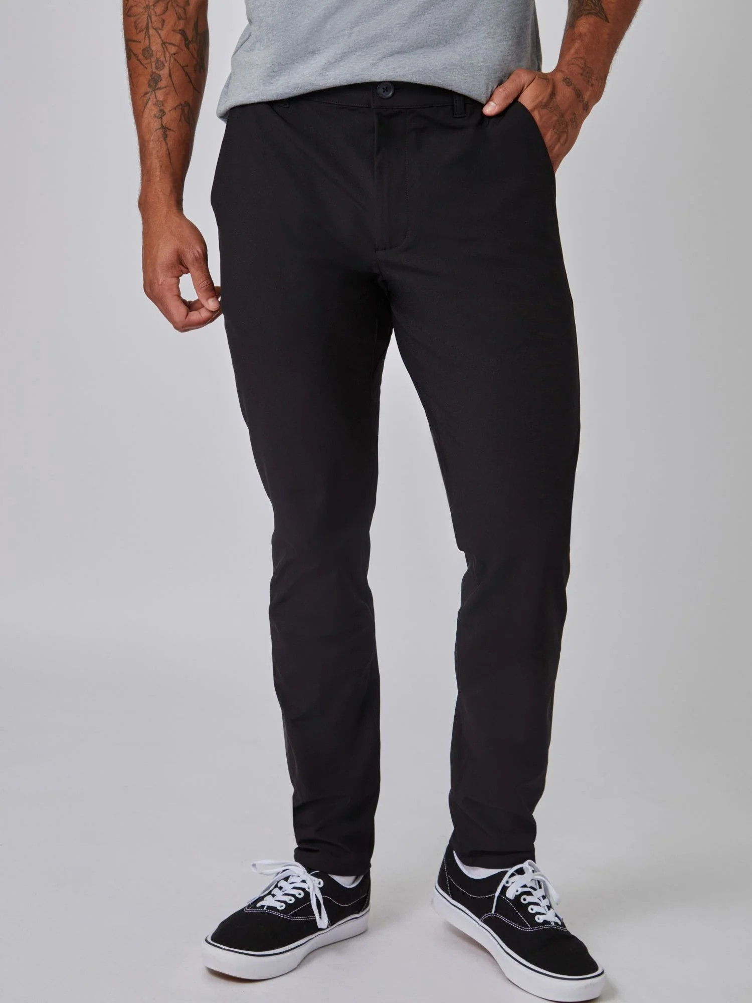Black Stretch Tech Pant | Fresh Clean Threads | Fresh Clean Tees
