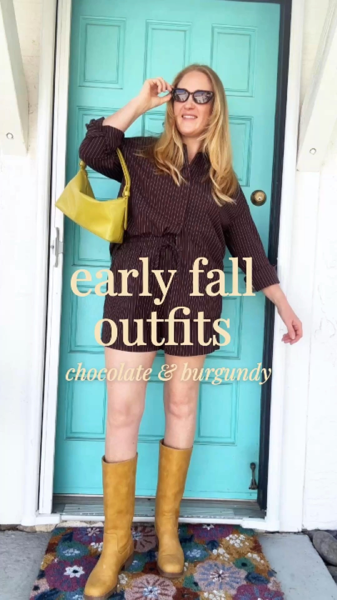 Transitioning into fall style doesn't mean skipping the color! 🍂✨ I'm leaning heavily into rich tones this season instead of the usual neutrals—starting with this monochromatic chocolate brown set and a cozy burgundy striped sweater paired with the ultimate statement boot. 

Which look is more your vibe: Look 1 (rich chocolate) or Look 2 (burgundy & denim)? Let me know below! 👇🏼

Wearing M in sweater and L in set at 160 lbs and 5’7” for reference. 

#FallOutfitInspo #FallStyle #TransitionOutfits #ChocolateBrown #BurgundyStyle

SEO Keywords: fall fashion trends, transition outfits, chocolate brown outfit, burgundy striped sweater, fall style inspo, banana boots styling

What are your go-to color palettes for transitioning your wardrobe into the cooler months?

#LTKgrwm #LTKootd #LTKSeasonal