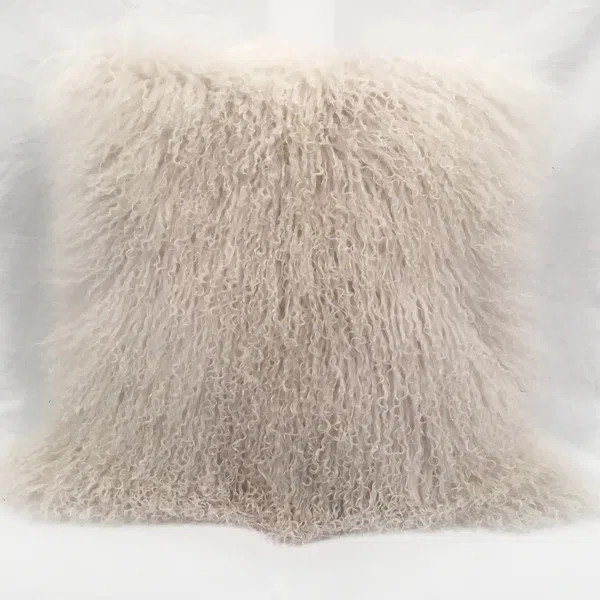Therrien Faux Fur Throw Pillow | Wayfair North America