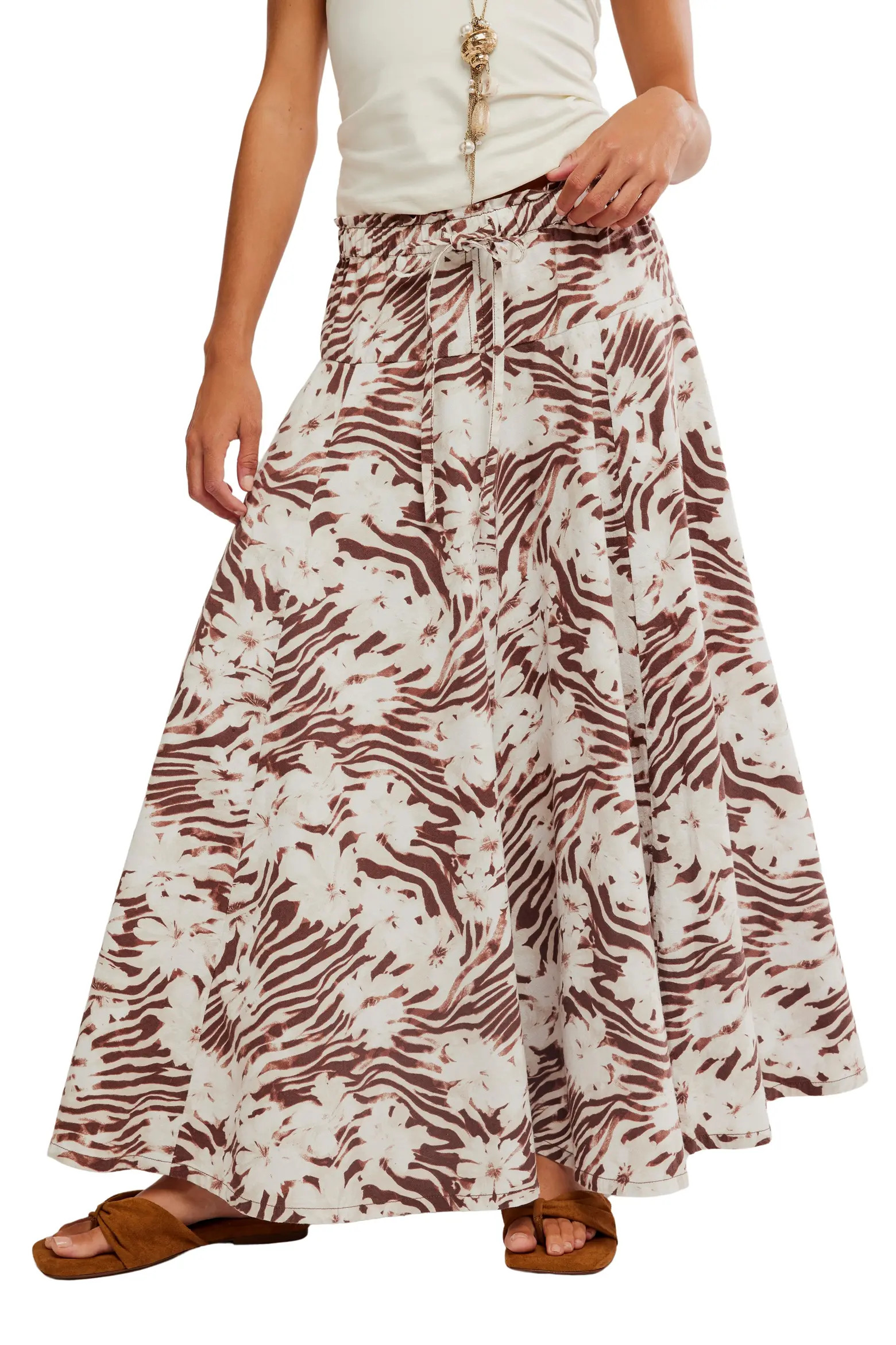 Zephyr Print Convertible Bustle Maxi Skirt (Women) | Nordstrom | Nordstrom