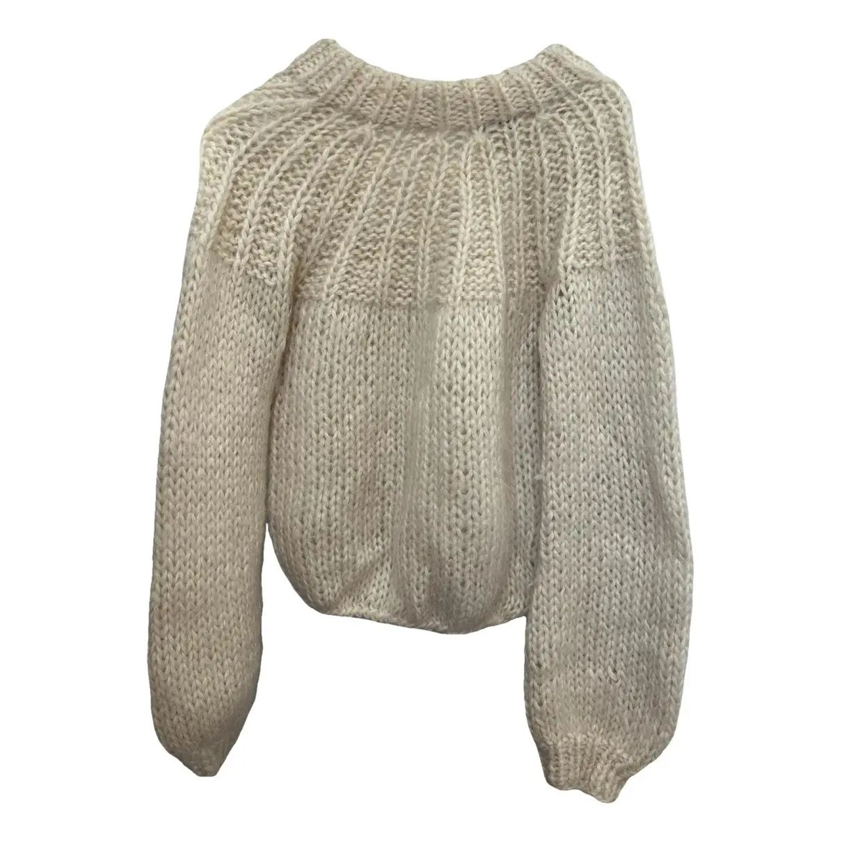 Julliard wool jumper Ganni Ecru size S International in Wool - 39479537 | Vestiaire Collective (Global)