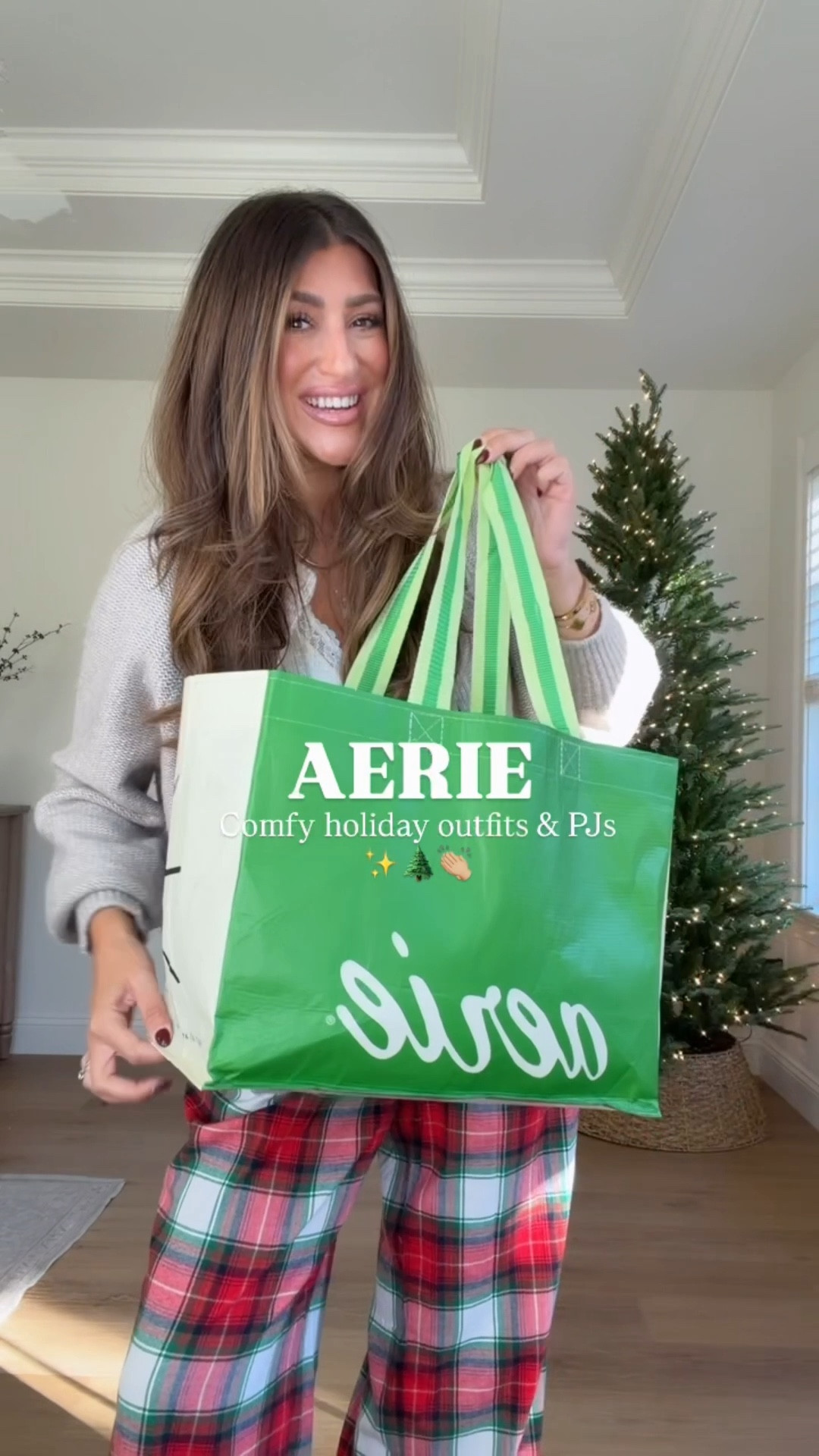 Aerie pajamas and casual comfy outfits are my fav! Get up to 40% OFF! Wearing meds in pjs! Small in joggers and pullover + cardi and trousers. Med bralettes. 

Casual holiday outfits. Christmas pajamas. Holiday pjs 

@Aerie #AerieReal #AeriePartner 

#LTKStyleTip 

#LTKHoliday #LTKGiftGuide