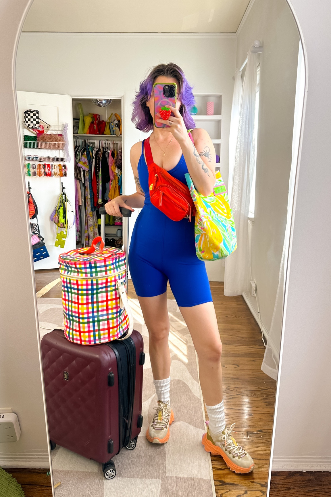 comfy onesie perfect for traveling! 