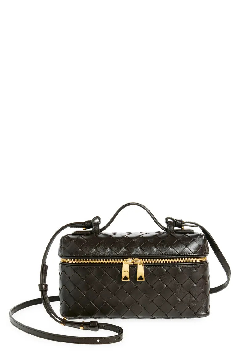 Intrecciato Leather Convertible Vanity Case (Women) | Nordstrom | Nordstrom