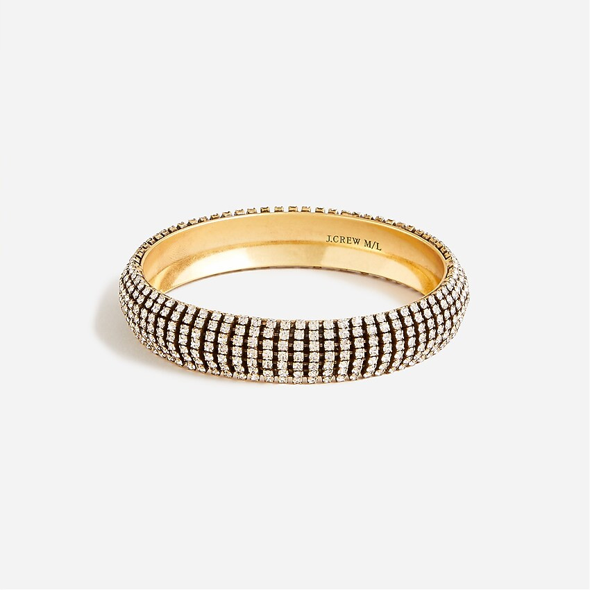 Crystal studded bangle bracelet | J. Crew US