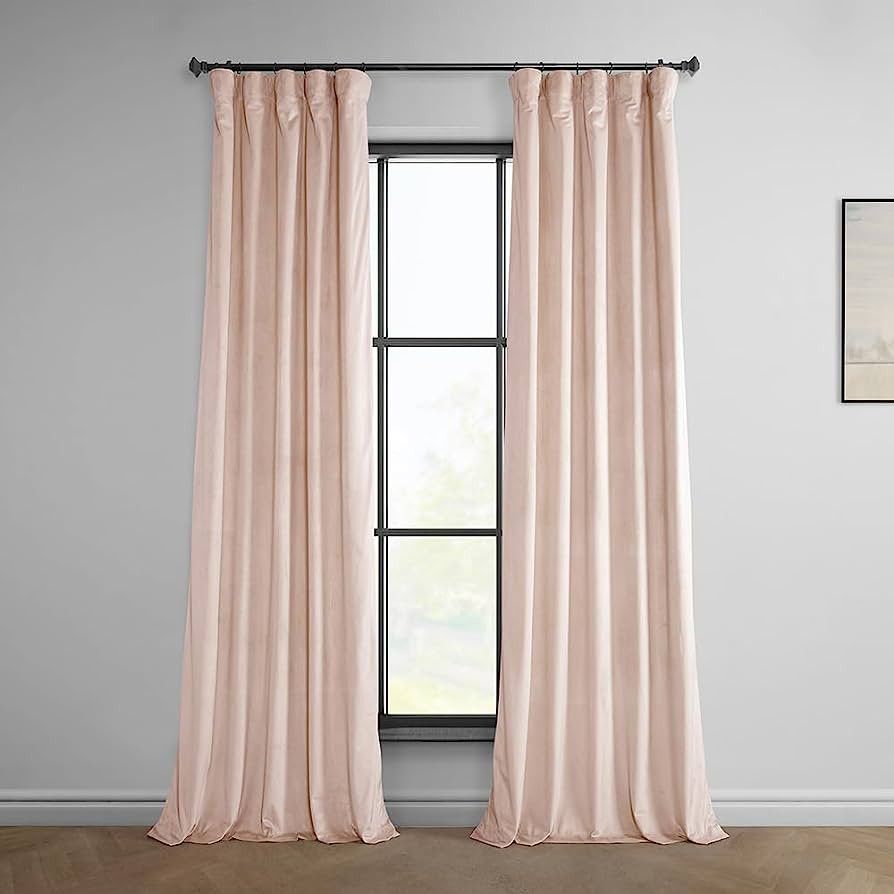 HPD Half Price Drapes Heritage Plush Velvet Curtains for Bedroom & Living Room 50 X 108, VPYC-225... | Amazon (US)