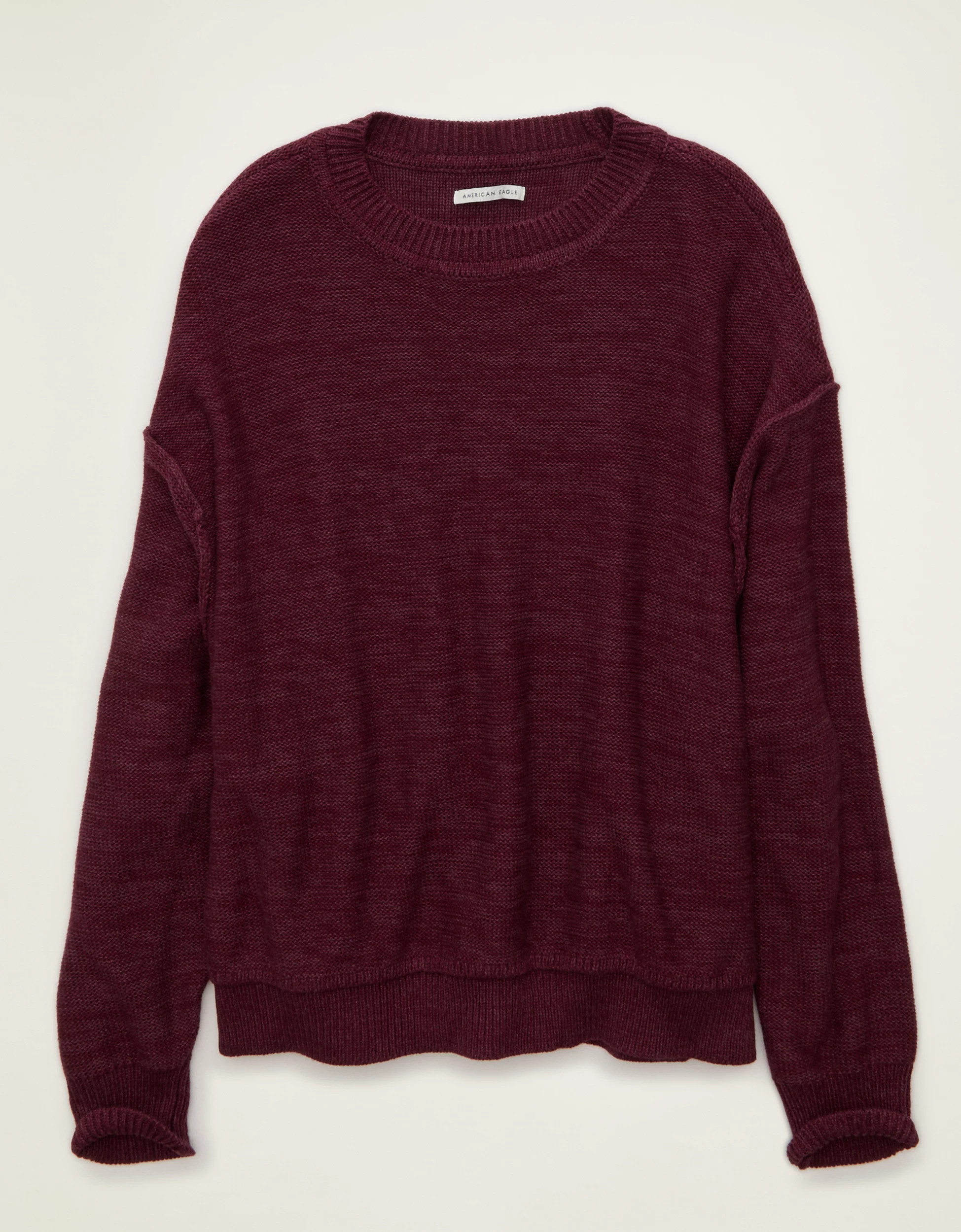 AE Oversized Crew Neck Sweater | American Eagle Outfitters (US & CA)