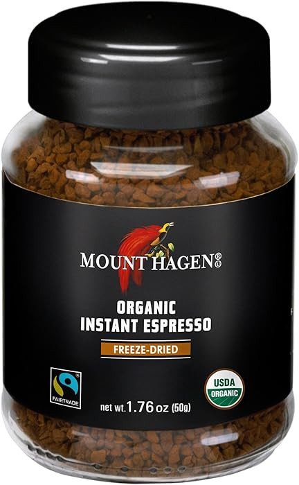 Mount Hagen Instant Espresso Coffee, Eco-friendly Organic Espresso Coffee Made From Medium Roast ... | Amazon (US)