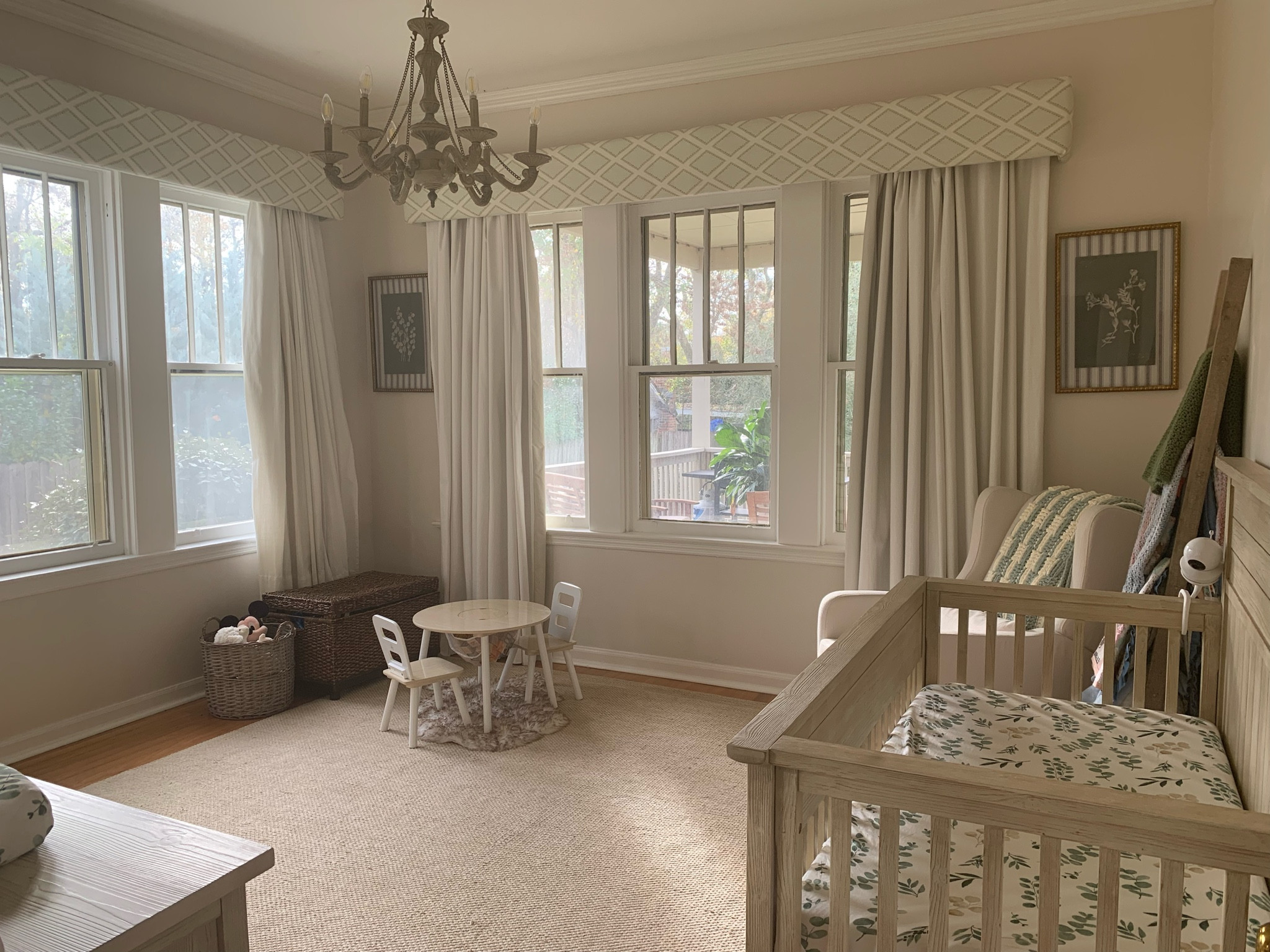 Neutral nursery. Beige, white, and green

#LTKbump #LTKbaby #LTKhome