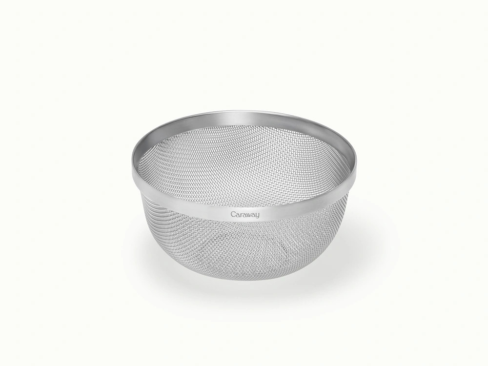 Small Stainless Steel Strainer | 2 Quart Capacity | Caraway | Caraway