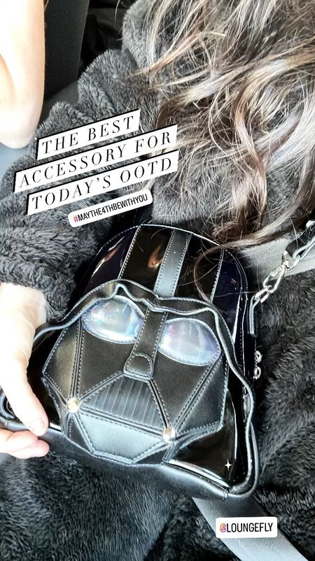 This Darth Vader bag is perfect for my May the 4th outfit! We’re headed to Disneyland for our wedding anniversary, so of course I had to dress for the occasion! 🖤💫🙌🏼

#LTKSeasonal #LTKstyletip #LTKitbag