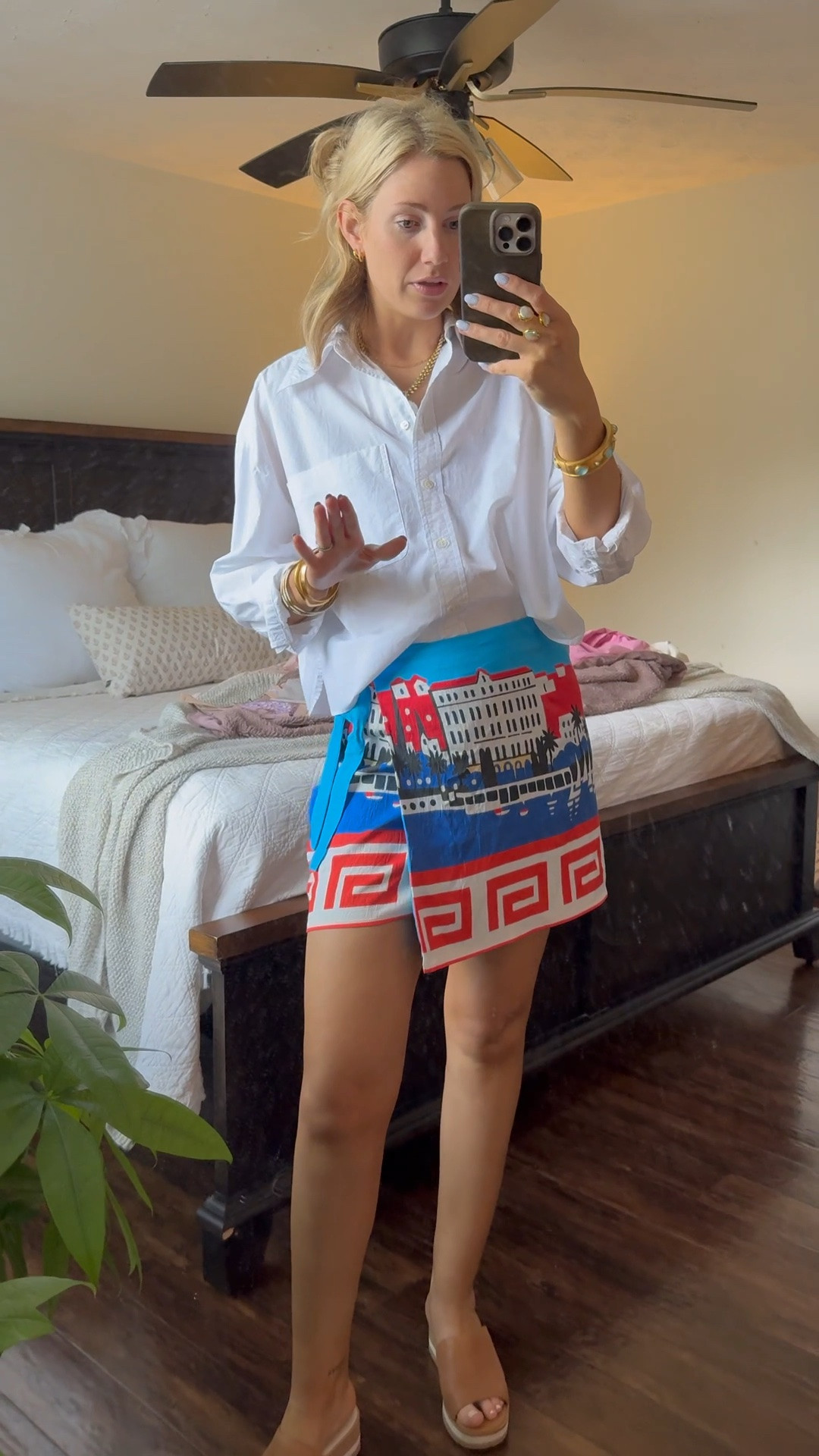 going to be wearing this skirt ALL summer long. It’s ADORABLE! (I have long legs too and the length is 👌)
I’m in a medium! (Prob could have done a small)

#LTKootd #LTKSeasonal #LTKgrwm