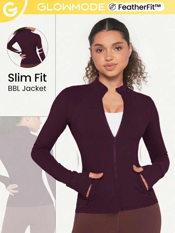 GLOWMODE Women's Sports Jacket With Side Pockets | SHEIN