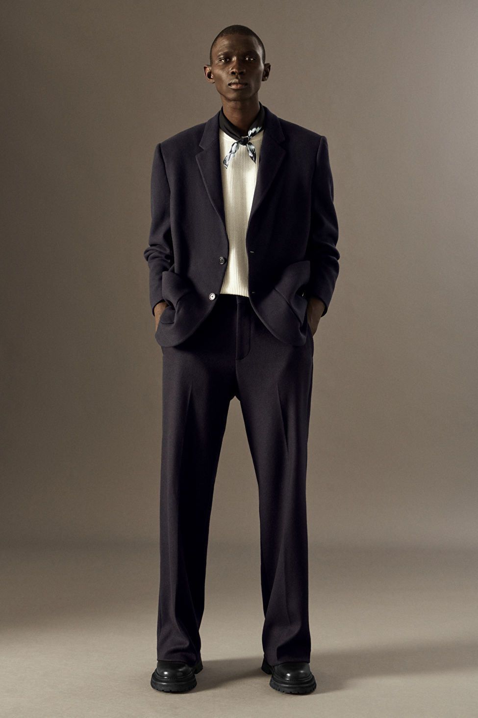 WOOL-JERSEY TROUSERS - STRAIGHT | COS UK