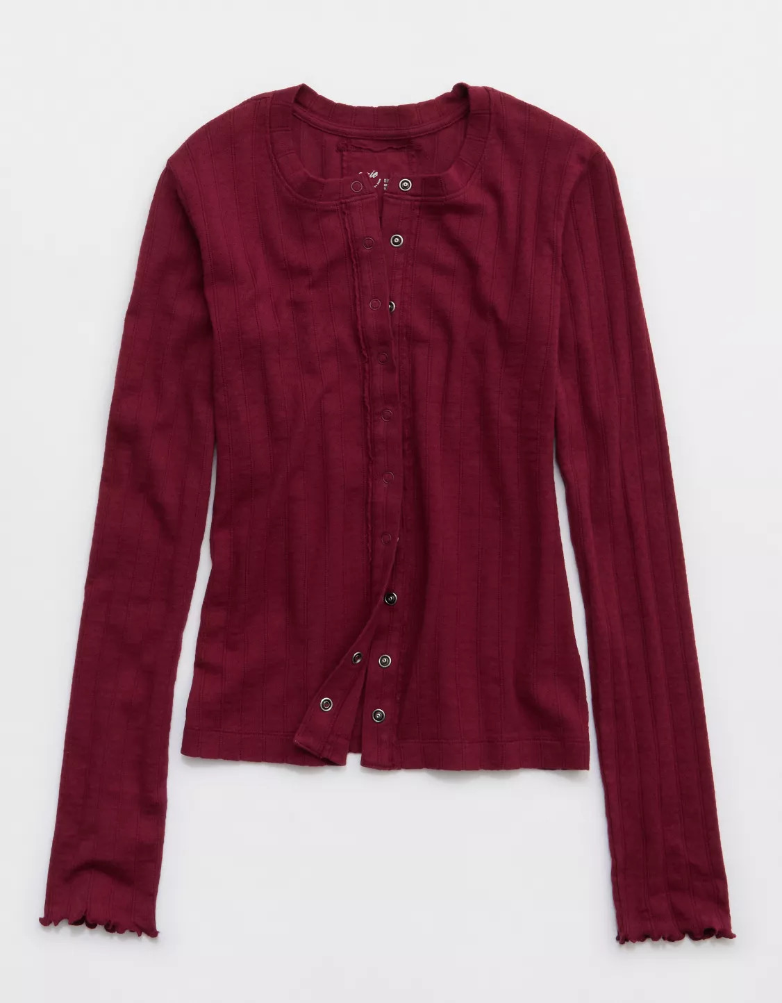 Aerie Pointelle Cardi T-Shirt | Aerie