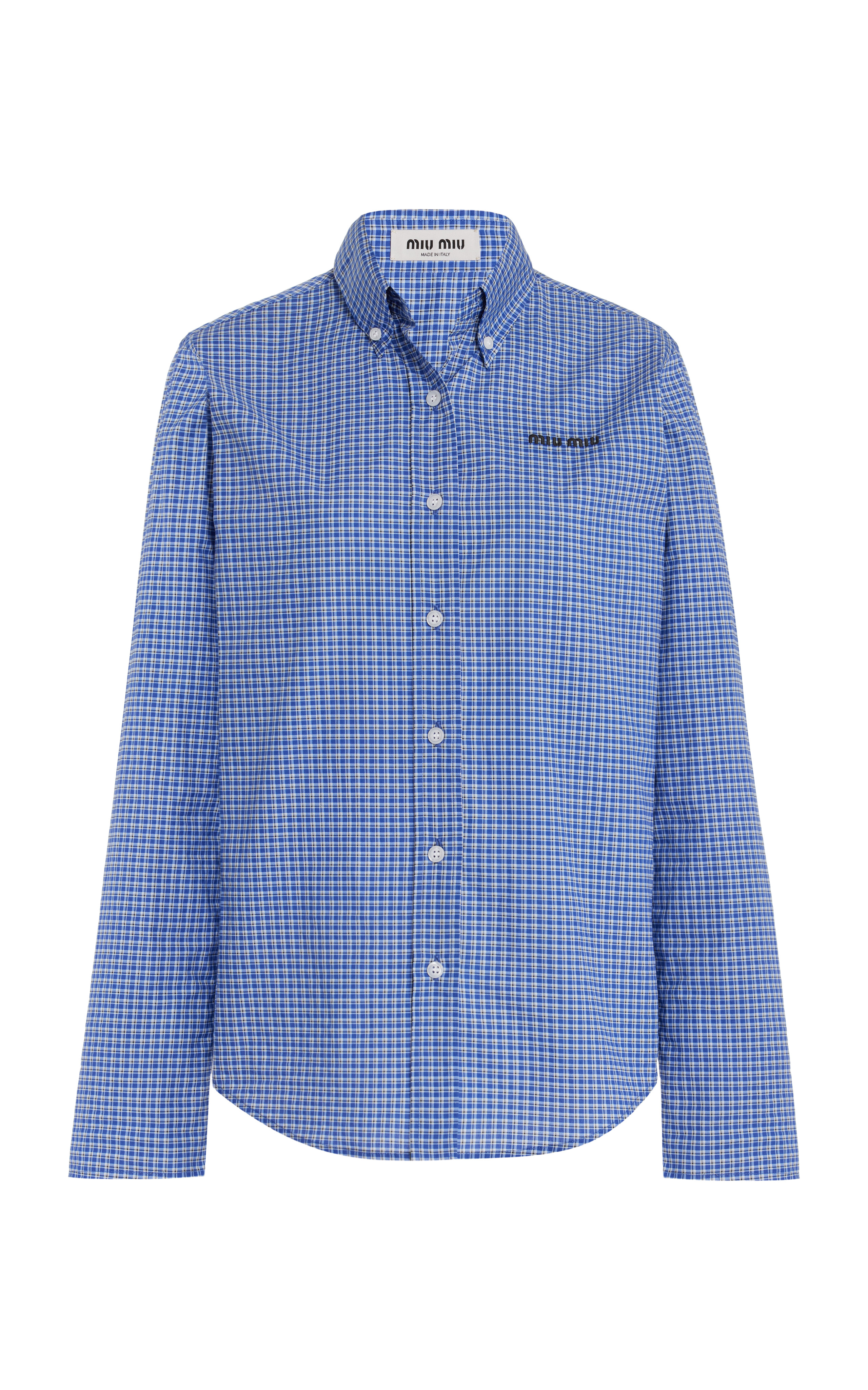 Checked Cotton-Poplin Shirt | Moda Operandi (Global)