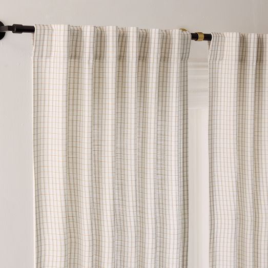 Gingham Curtain | West Elm (US)