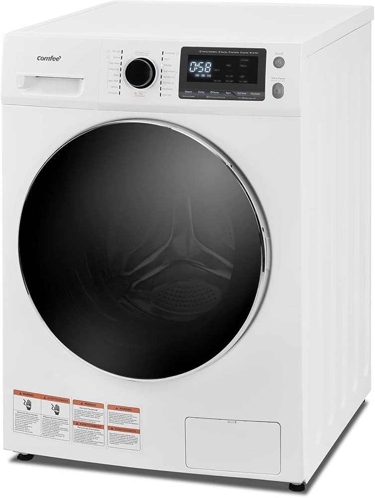Amazon.com: COMFEE’ 24" Washer and Dryer Combo 2.7 cu.ft 26lbs Washing Machine Steam Care, Over... | Amazon (US)