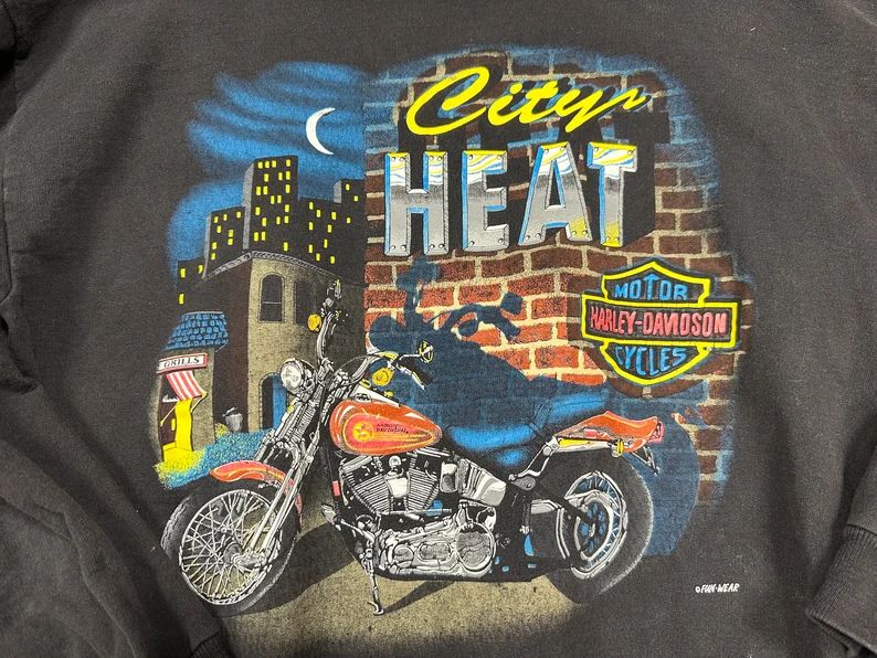 80’s/90’s Harley Davidson Motorcycle Sweatshirt | Etsy (US)