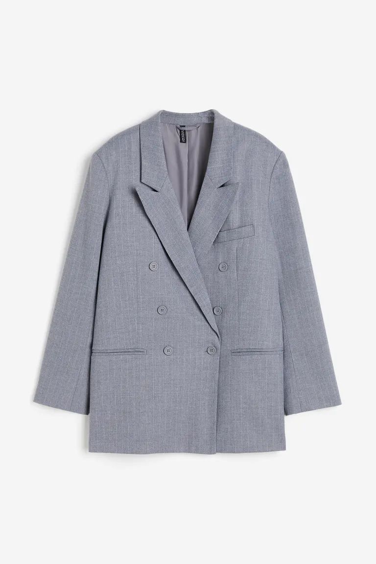 Oversized double-breasted blazer | H&M (UK, MY, IN, SG, PH, TW, HK, KR)