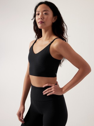 Elation V-Neck Longline Bra A-C | Athleta