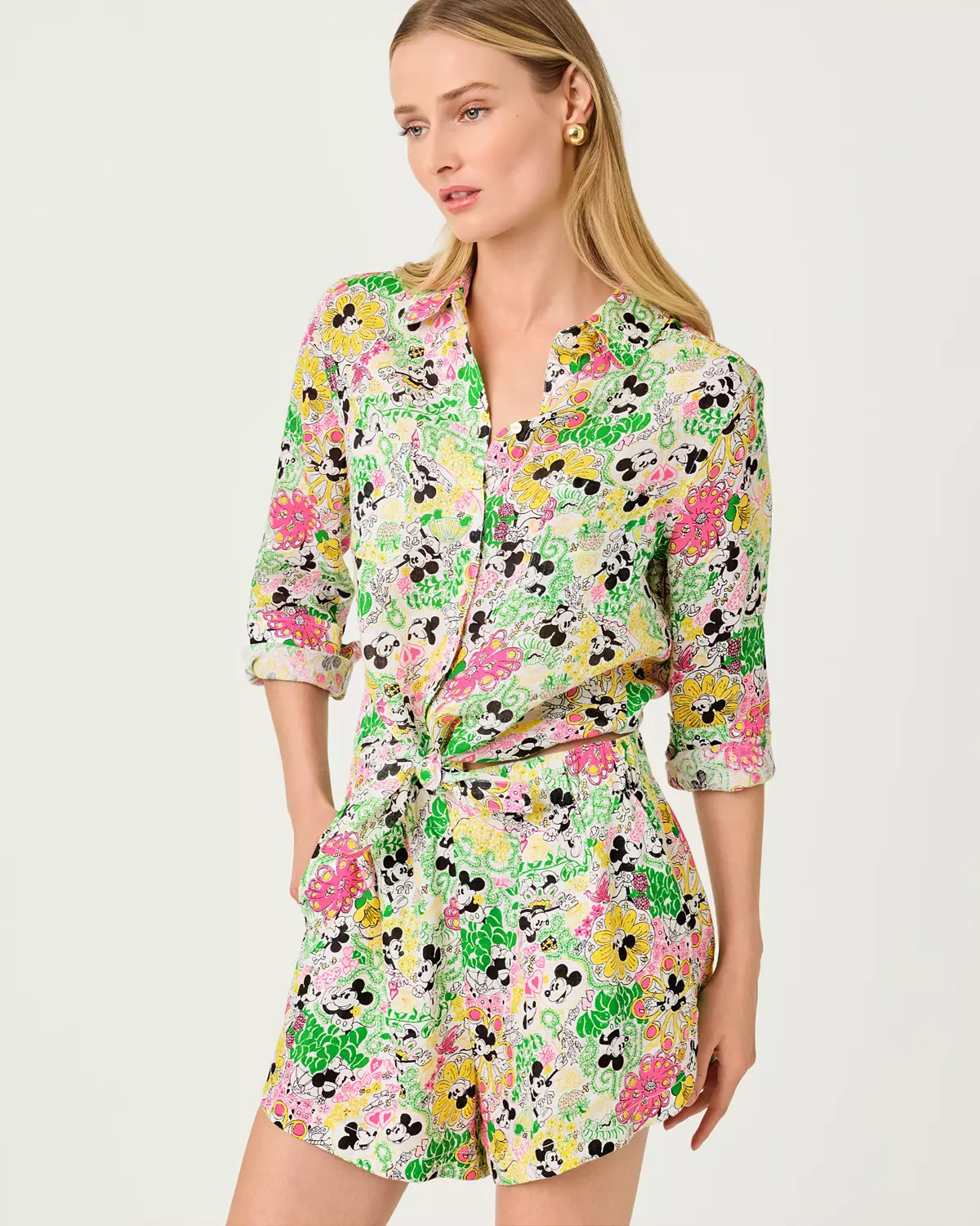 Sea View Linen Button Down Shirt | Lilly Pulitzer